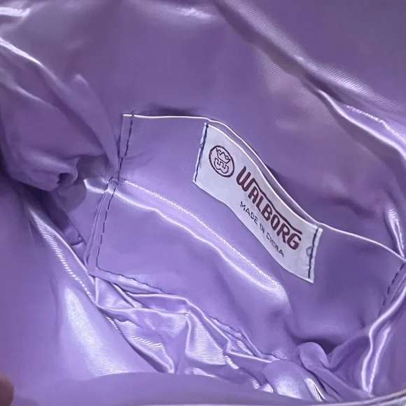 Walborg Glass Beaded Lavender Clutch Excellent Condition - Picture 4 of 7